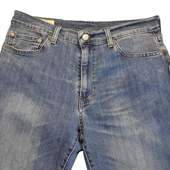 Levis Vintage‎ 511 Slim Fit BIG E Premium Stretch Blue Jeans Men’s 34X34 fits 32 - Picture 9 of 16